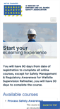 Mobile Screenshot of elearning.enform.ca